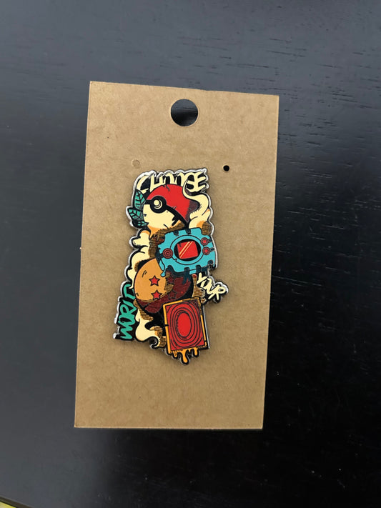 90s Throwback Hard Enamel Pin